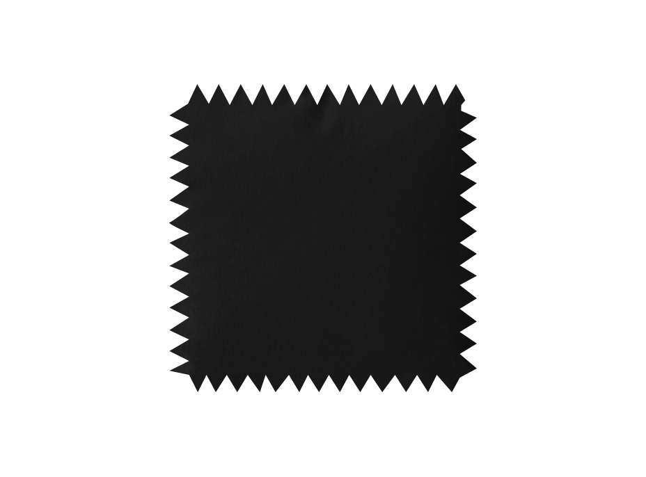 Prošívaný podsedák SILLA 40x40 cm - černý