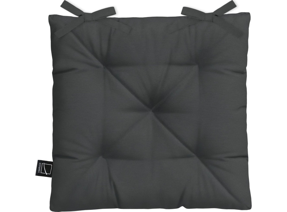 Prošívaný podsedák SILLA 40x40 cm - grafitový Prošívaný podsedák SILLA 40x40 cm - grafitový