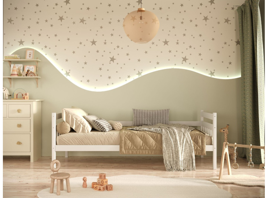 Detská posteľ BABY DREAMS bez šuplíka - biela 160x80 cm [CLONE] [CLONE] [CLONE] [CLONE] [CLONE] [CLONE] [CLONE]