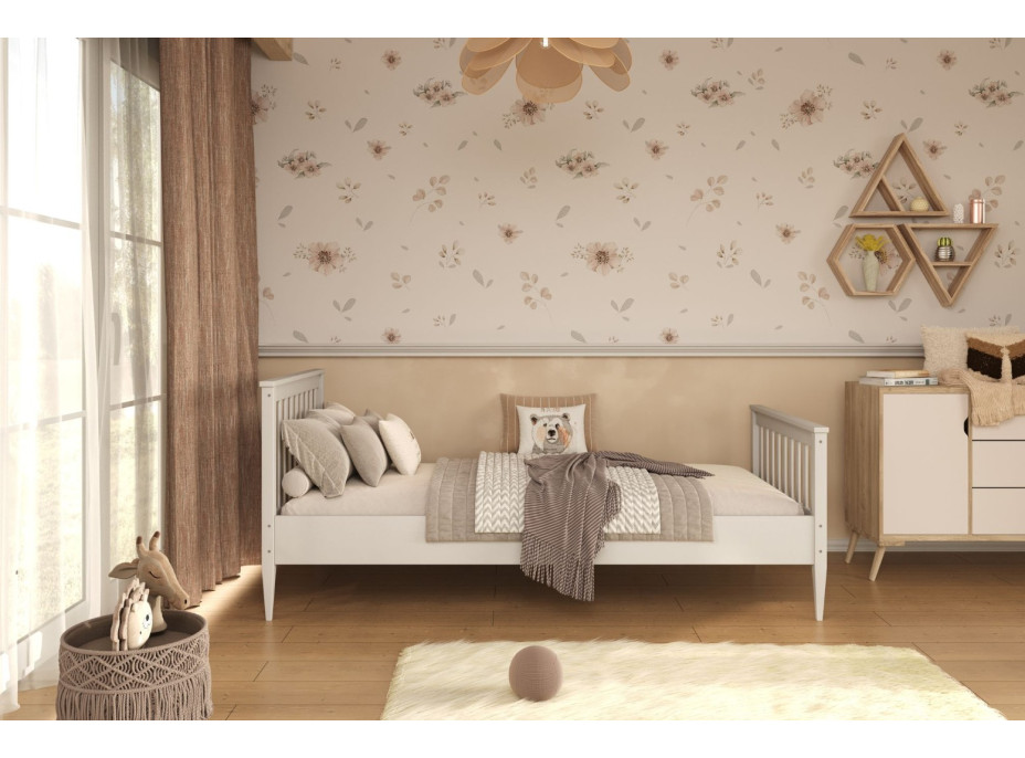 Detská posteľ BABY DREAMS bez šuplíka - biela 160x80 cm [CLONE] [CLONE] [CLONE] [CLONE] [CLONE] [CLONE]