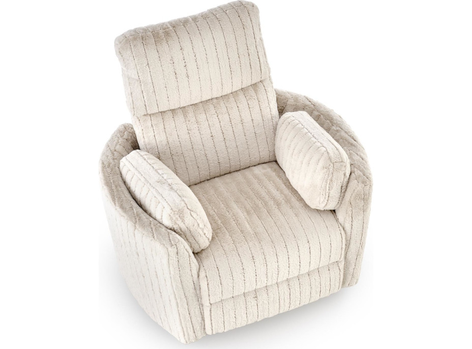 Rozkládací polohovací křeslo PEGAS - béžové