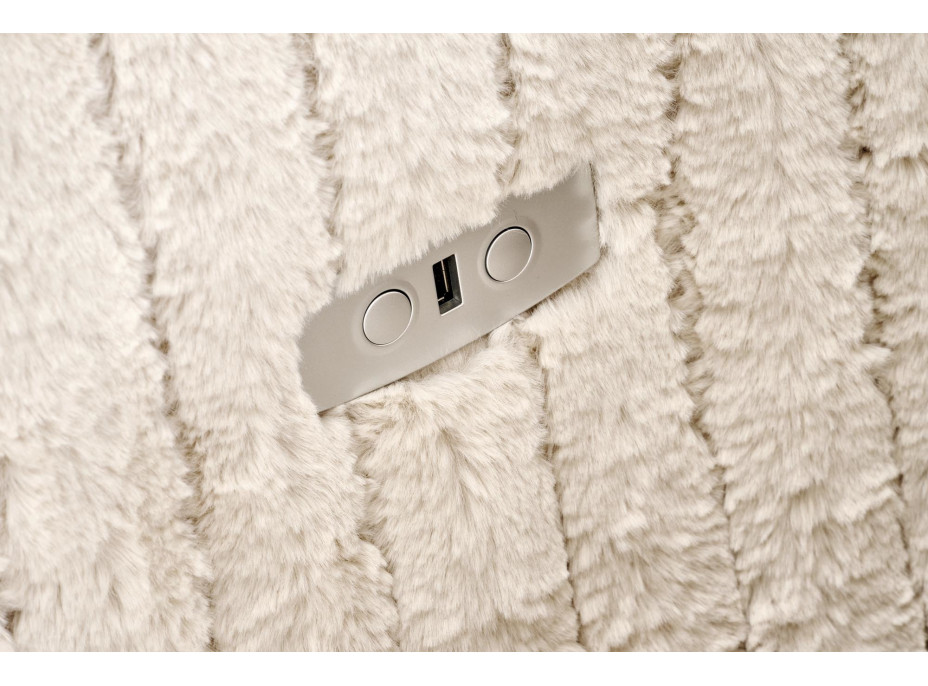 Rozkládací polohovací křeslo PEGAS - béžové