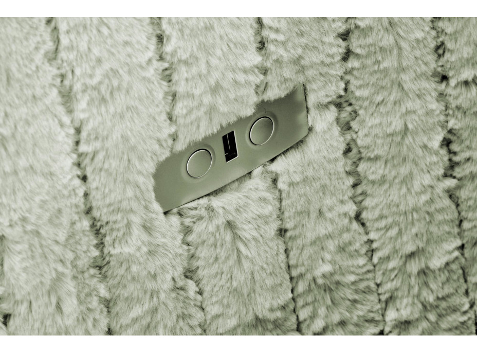 Rozkládací polohovací křeslo PEGAS - mátově zelené