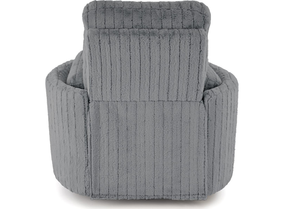 Rozkládací polohovací křeslo PEGAS - popelavě šedé