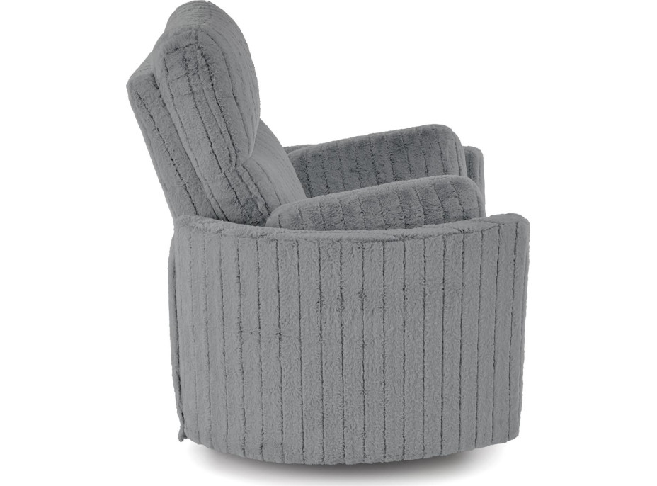 Rozkládací polohovací křeslo PEGAS - popelavě šedé