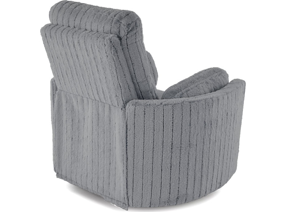 Rozkládací polohovací křeslo PEGAS - popelavě šedé