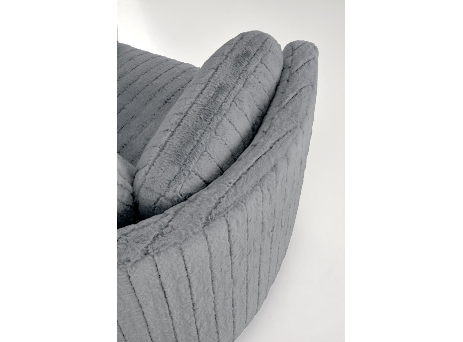 Rozkládací polohovací křeslo PEGAS - popelavě šedé