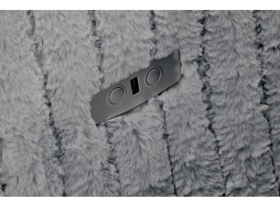 Rozkládací polohovací křeslo PEGAS - popelavě šedé