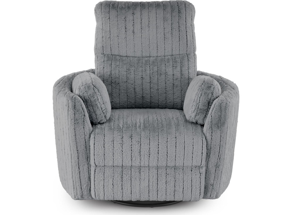 Rozkládací polohovací křeslo PEGAS - popelavě šedé