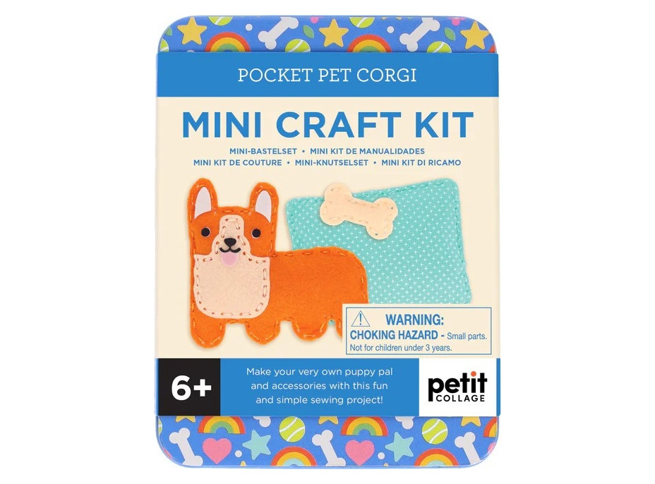 Petit Collage Mini sada na šití Corgi