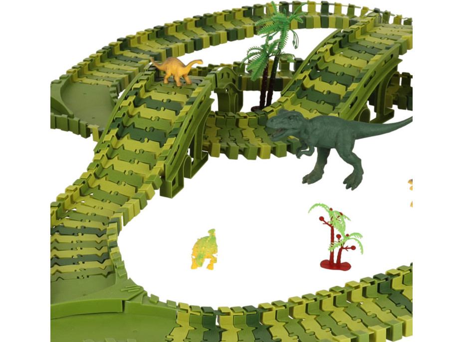 Závodní dráha Dinosauři 240 prvků