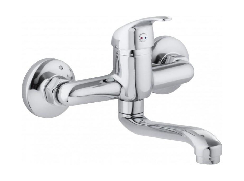 Dřezová nástěnná baterie FIZAR 24.5 - chromová