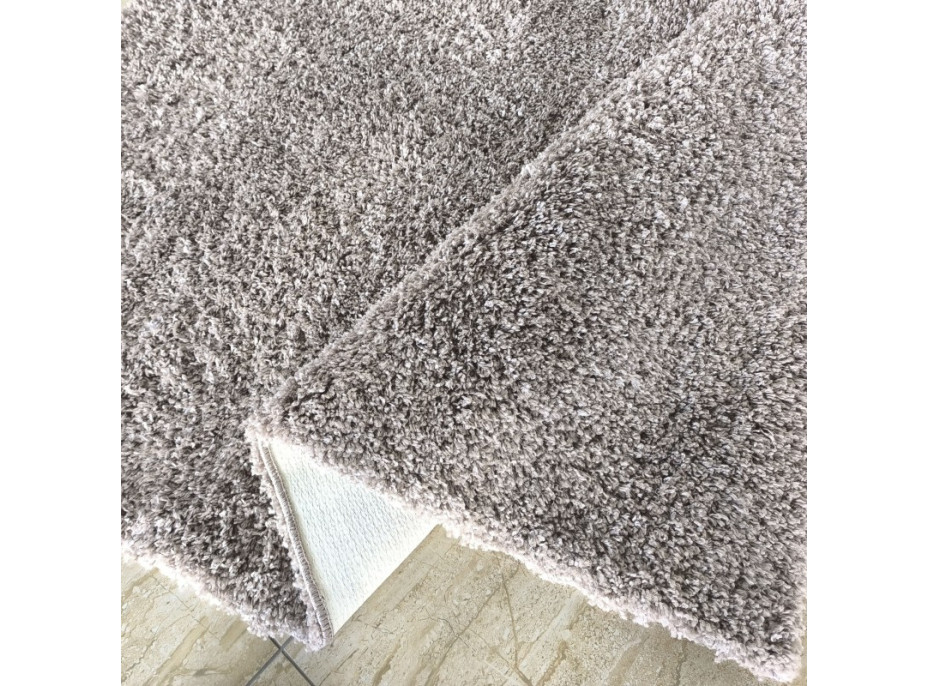 Moderný koberec SHAGGY CAMIL - latte