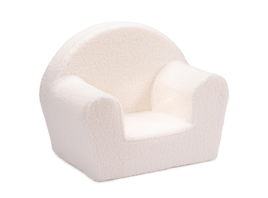 Detské kresielko MINI bouclé - krémové