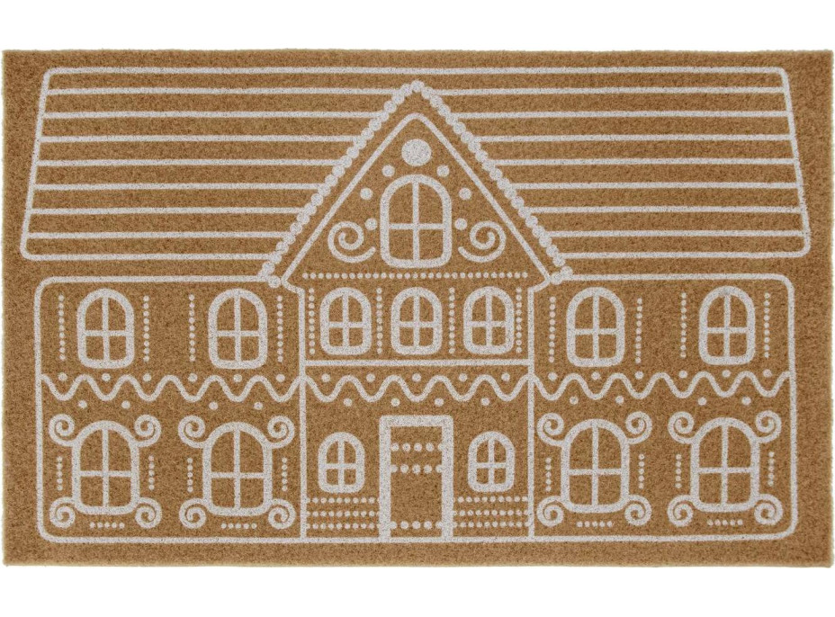 Rohožka GINGER BREAD HOUSE 50x80 cm - prírodná