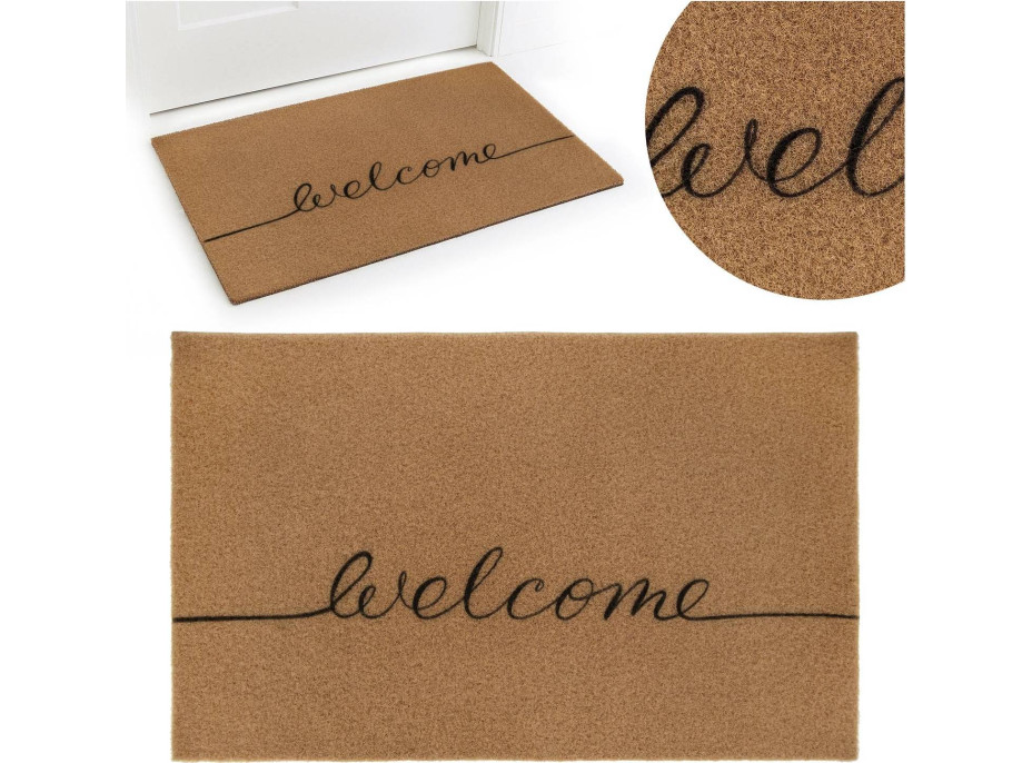 Rohožka WELCOME 50x80 cm - prírodná Rohožka WELCOME 50x80 cm - prírodná