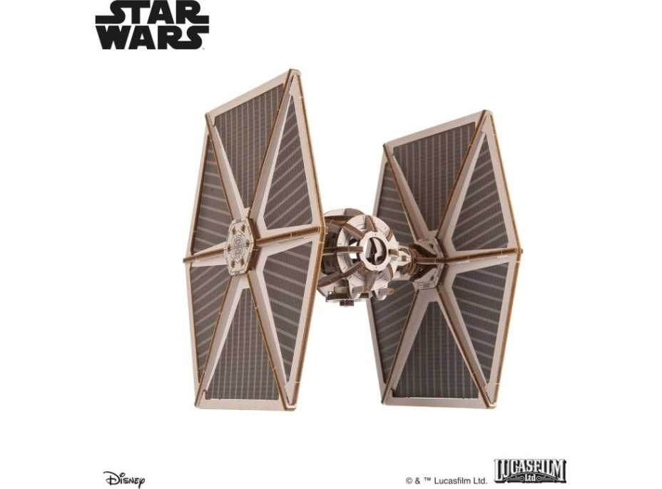 Ugears 3D drevená mechanická skladačka Star Wars Stíhačka TIE