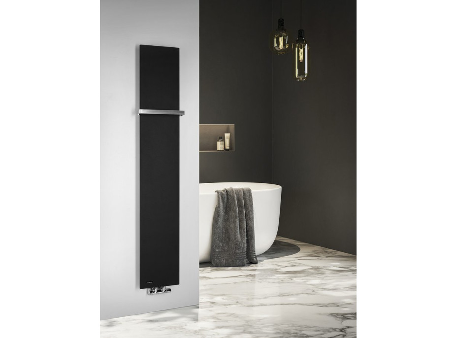 Sapho SMARTELLA vykurovacie teleso 250x1490mm, čierna mat MI1429