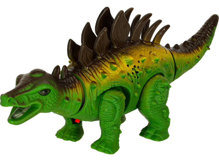 Pohyblivý dinosaurus Stegosaurus so zvukmi a svetlom