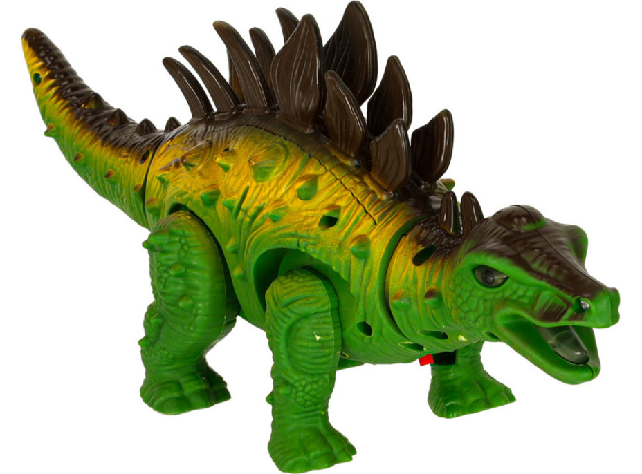 Pohyblivý dinosaurus Stegosaurus so zvukmi a svetlom