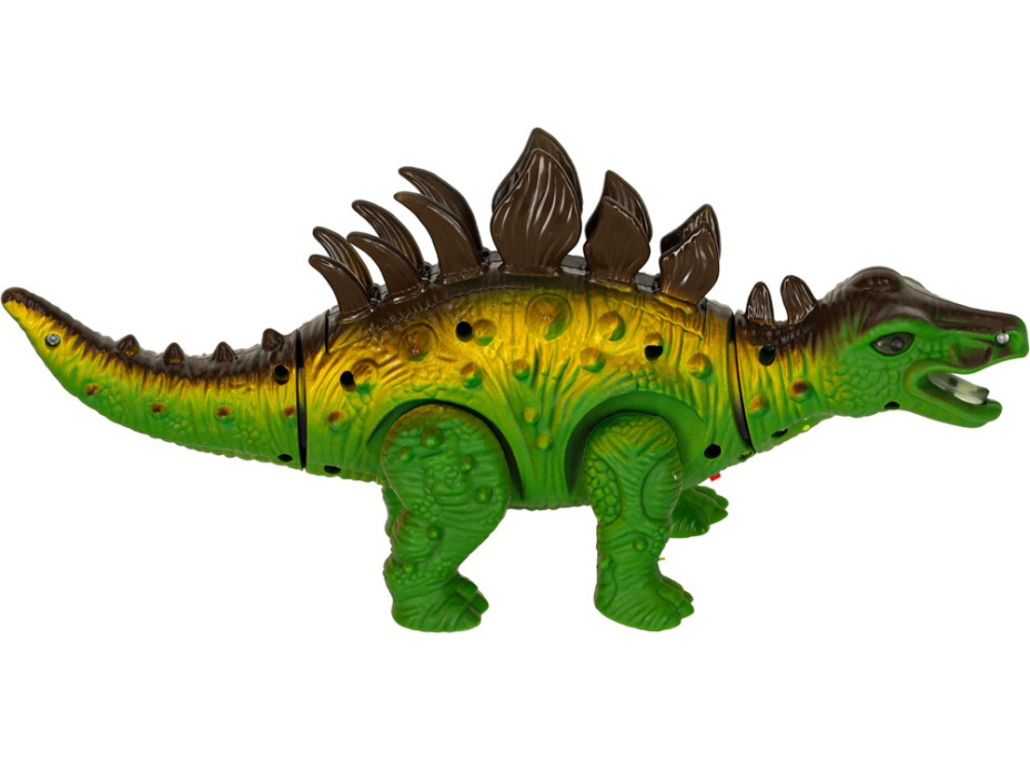 Pohyblivý dinosaurus Stegosaurus so zvukmi a svetlom