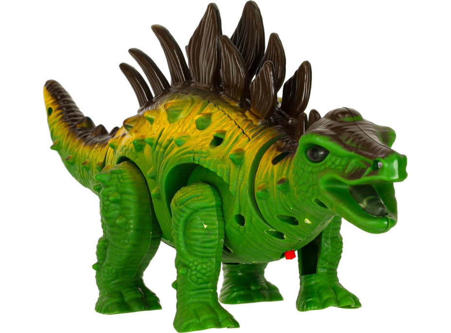 Pohyblivý dinosaurus Stegosaurus so zvukmi a svetlom