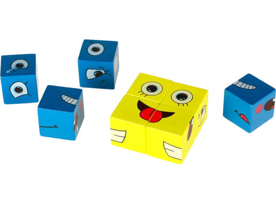 Montessori kreatívne bloky - Výrazy tváre