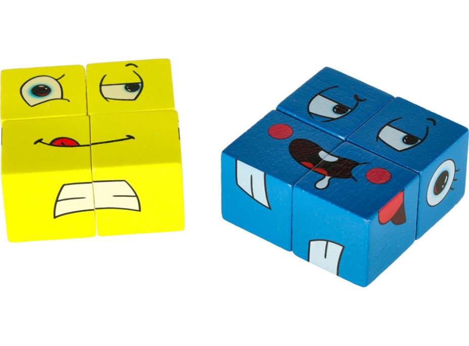 Montessori kreatívne bloky - Výrazy tváre