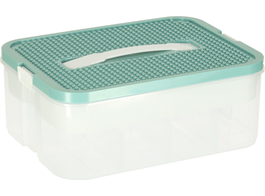 Box na hračky a drobnosti s priehradkami a vekom