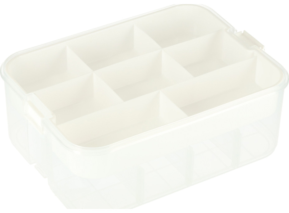 Box na hračky a drobnosti s priehradkami a vekom