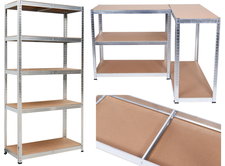 Policový regál CONOR 180x90x30 cm - nosnosť 875 kg Policový regál CONOR 180x90x30 cm - nosnosť 875 kg