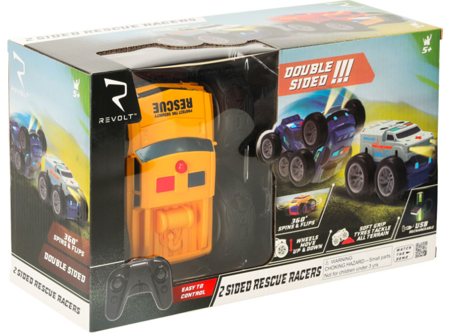 RC obojstranné auto Revolt Rescue Racer