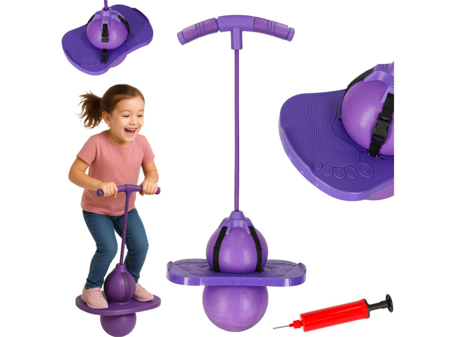 Detské balančné hopsadlo POGO - fialové Detské balančné hopsadlo POGO - fialové