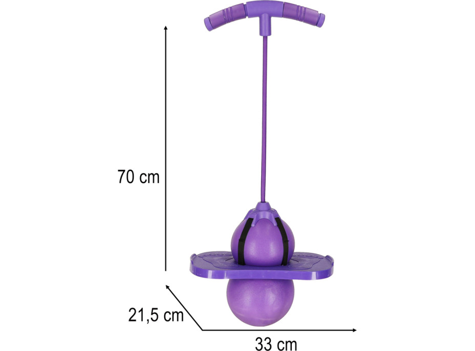 Detské balančné hopsadlo POGO - fialové