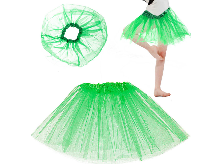 Tylová tutu sukňa - zelená Tylová tutu sukňa - zelená