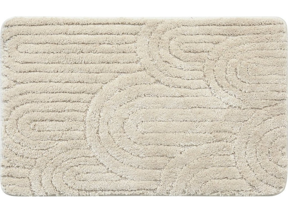 Aqualine RIST kúpeľňová predložka, 50x80cm, 100% polyester, protišmyk, ecru NI8592 Aqualine RIST kúpeľňová predložka, 50x80cm, 100% polyester, protišmyk, ecru NI8592