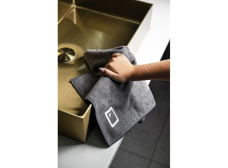 Sapho SAPHO mikrohandrička 40x40cm, šedá MIK01