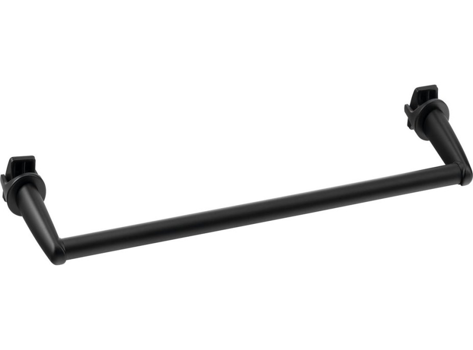 Aqualine Sušiak uterákov na vykurovacie telesá 36cm rovný, čierna mat IDR-40B