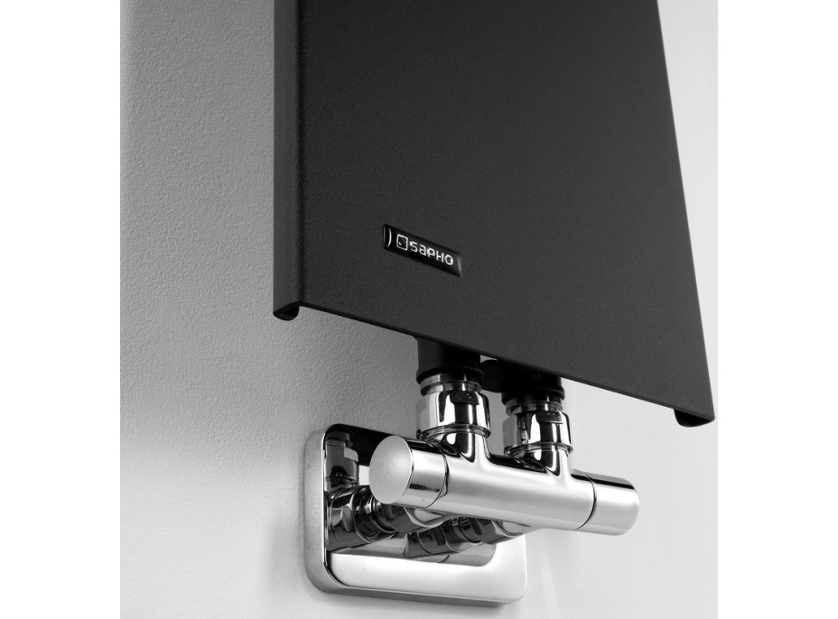 Sapho SMARTELLA vykurovacie teleso 250x1490mm, čierna mat MI1429