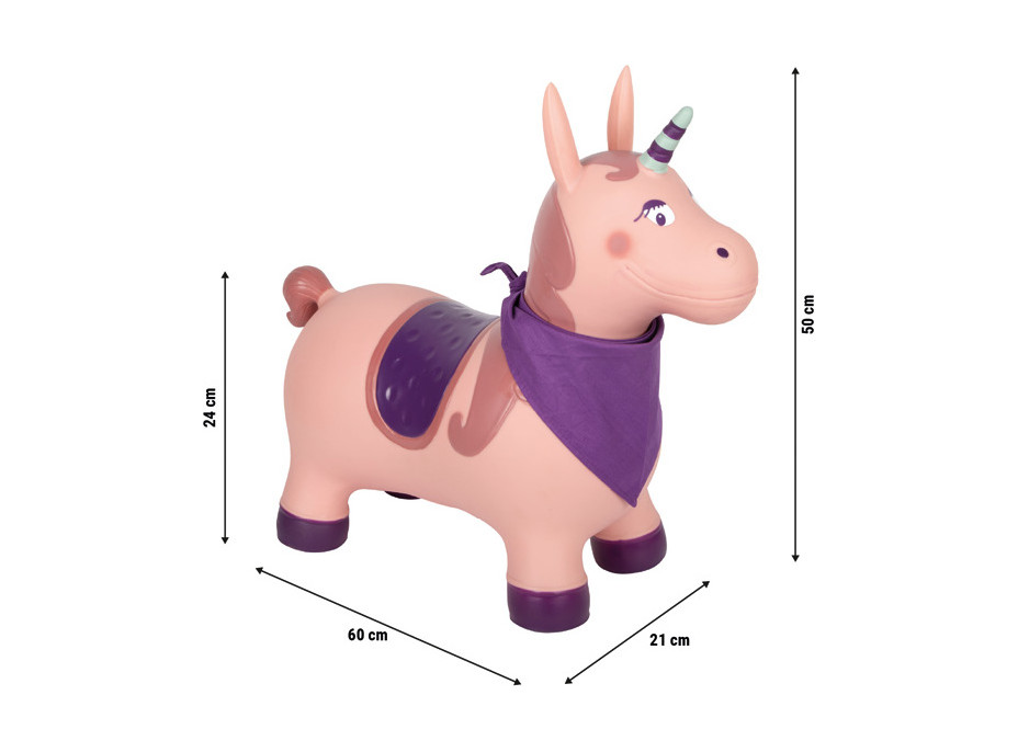 small foot Nafukovacie hopsadlo jednorožec