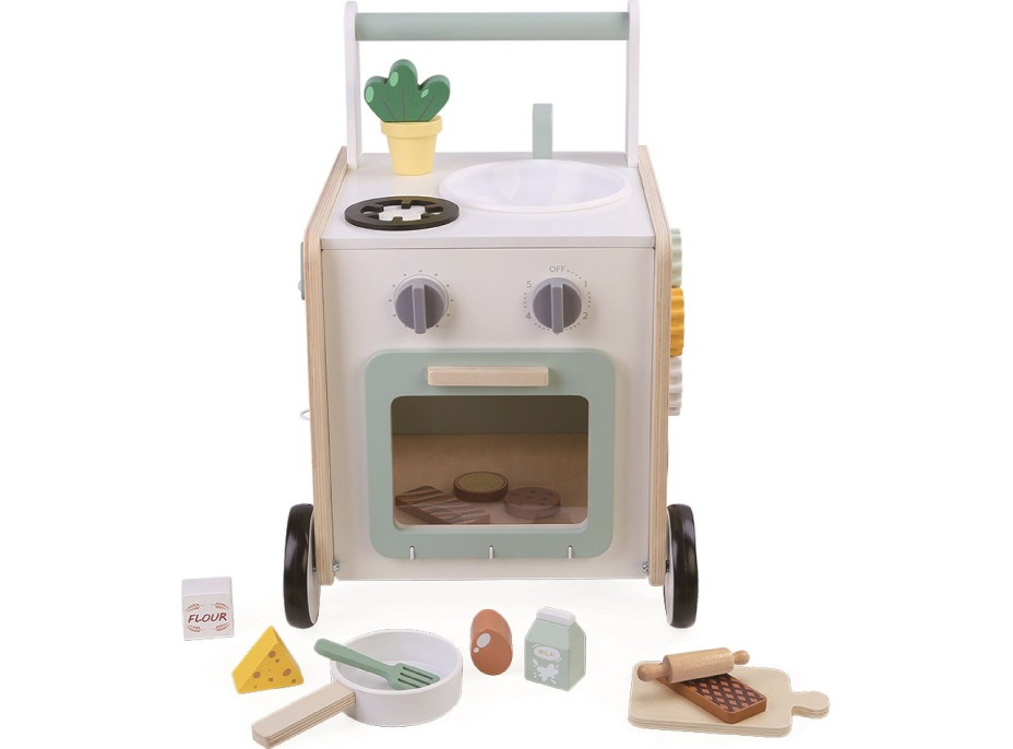 2Kids Toys Drevené chodítko Kuchynka