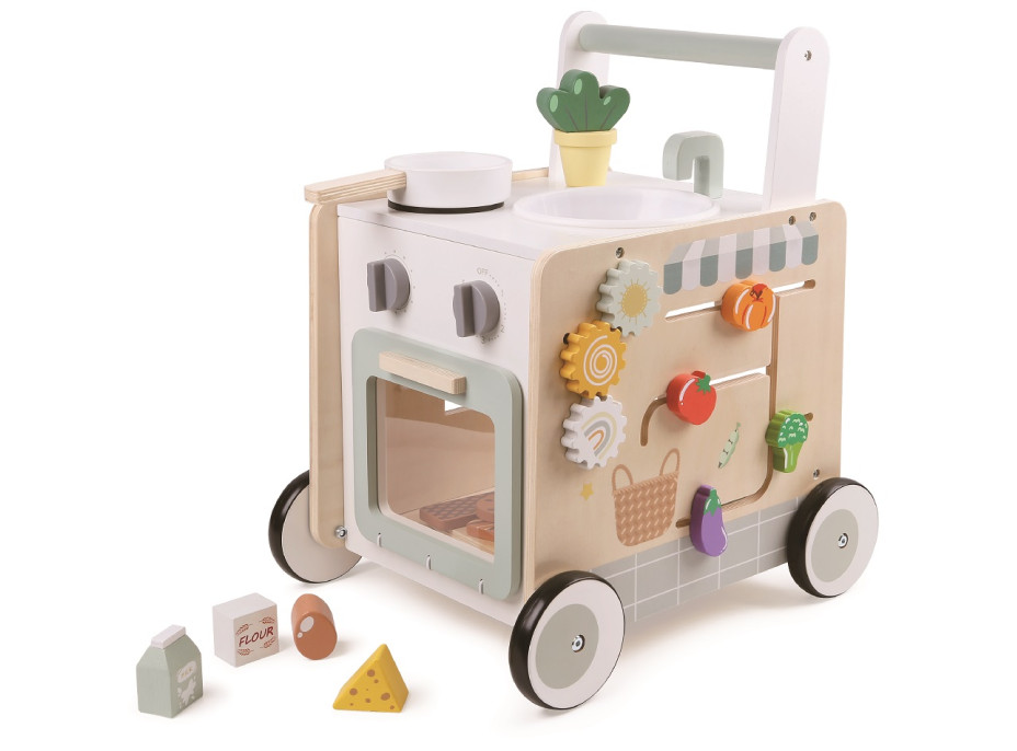 2Kids Toys Drevené chodítko Kuchynka 2Kids Toys Drevené chodítko Kuchynka