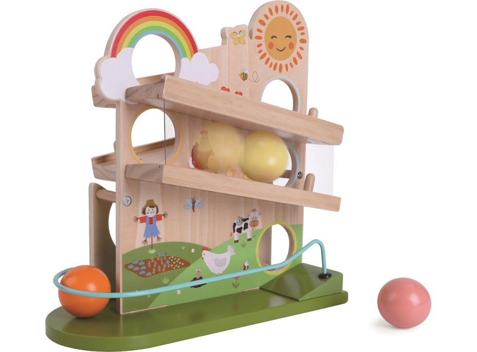 2Kids Toys Guličková dráha Štastná farma
