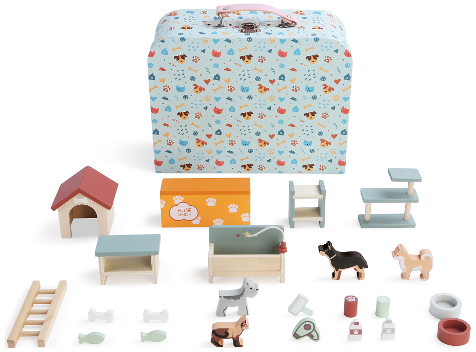 2Kids Toys Domček pre miláčikov v kufríku