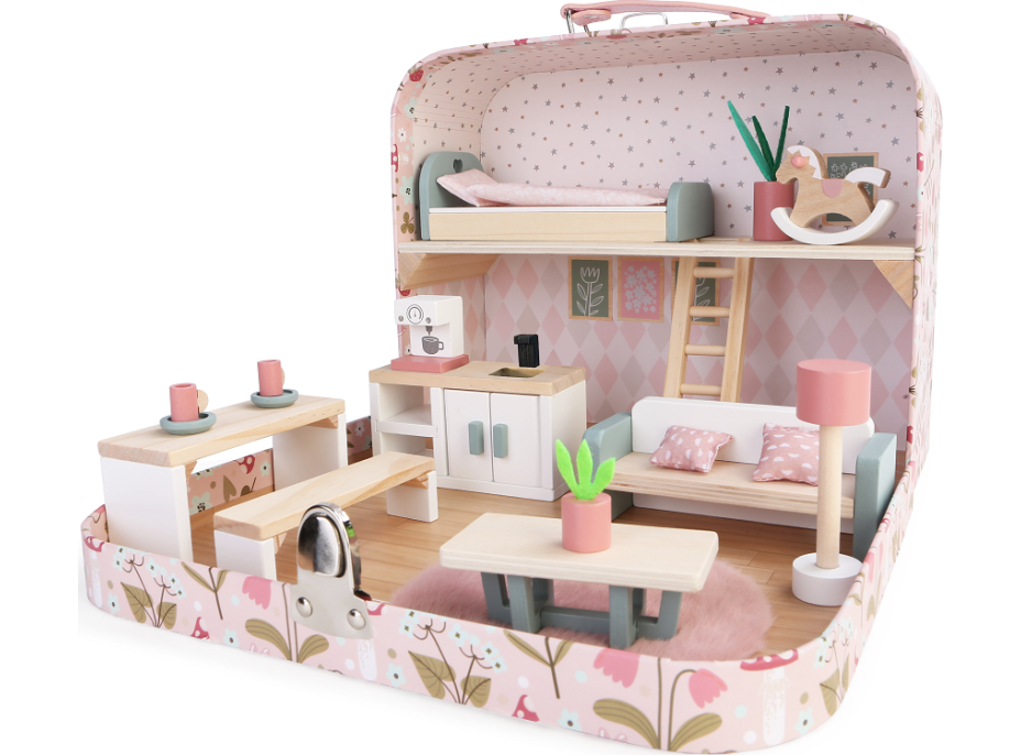 2Kids Toys Domček pre bábiky v kufríku Kuchyňa