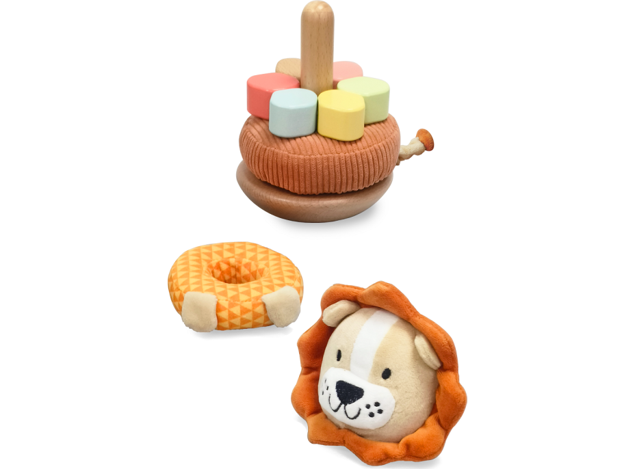 2Kids Toys Nasadzovacie krúžky Levíček