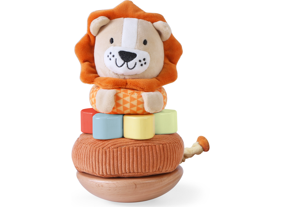 2Kids Toys Nasadzovacie krúžky Levíček