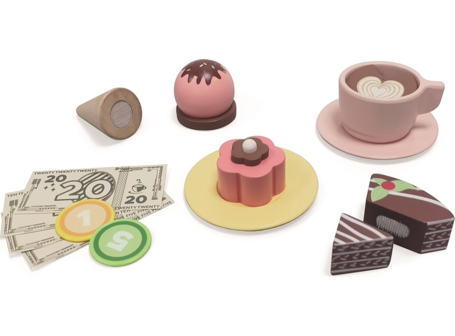 2Kids Toys Drevená cukráreň 2 v 1