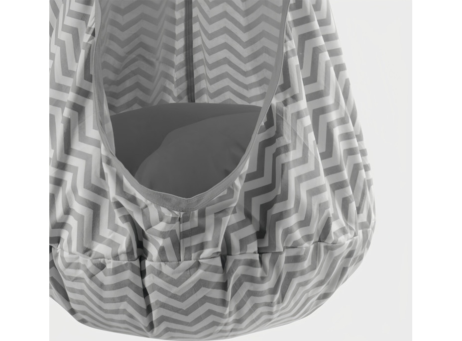 2Kids Toys Závesný hojdací vak šedý