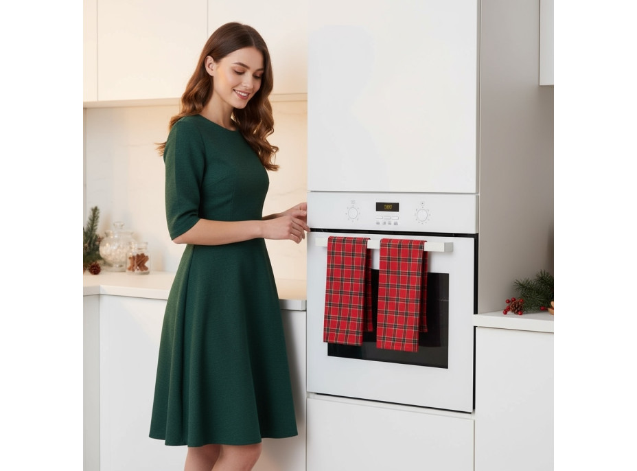 Sada utierok MAGICAL CHRISTMAS v darčekovom balení - 2 kusy - červená/zelená